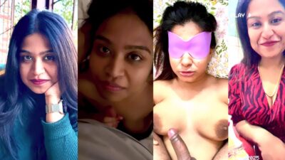 Horny NRI Milf Giving Blowjob & BDSM Play In Sexy Lingerie
