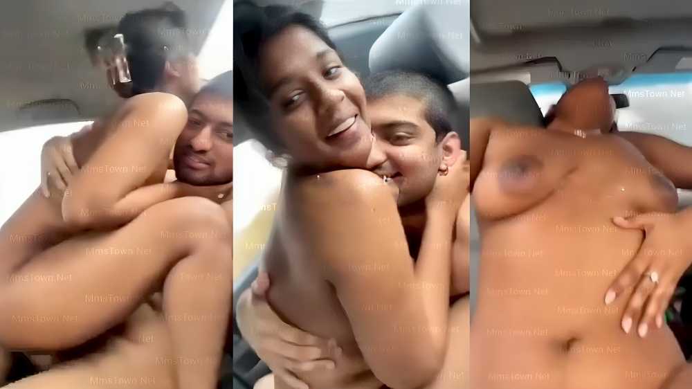 Cute Middle Class Girl Rides Rich Boyfriend’s Dick in Car