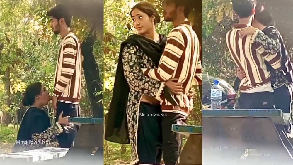 Viral Couple Openly Intimate in Public Park – Caught on Camera
