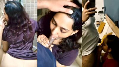 Desi Innocent Girl Fucked from Behind in Toilet